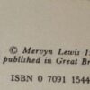 Mervyn Lewis Death of Gold 1st/1st 1970 - Image 5