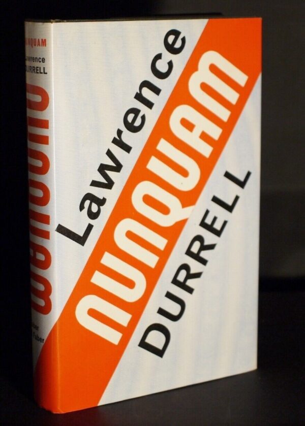 * SIGNED COPY * Lawrence Durrell Nunquam 1st UK Edition in D/J 1970