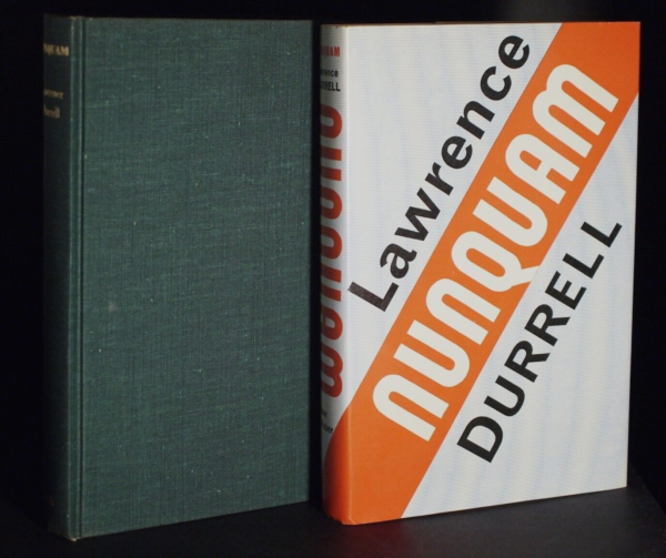 * SIGNED COPY * Lawrence Durrell Nunquam 1st UK Edition in D/J 1970 - Image 8