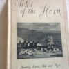 Somerville Notes of The Horn 1st Ed in D/J 1934 *RARE*