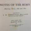 Somerville Notes of The Horn 1st Ed in D/J 1934 *RARE* - Image 5