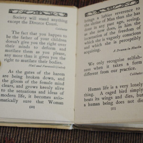 Maxims of George Moore by Elsie E Morton (Miniature) Circa 1916 - Image 6
