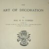 Mrs H.R. Haweis The Art of Decoration 1889 - Image 5