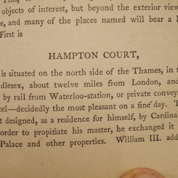 * Rare * The Langham Hotel Guide To London 1867 in Full Leather Binding - Image 11