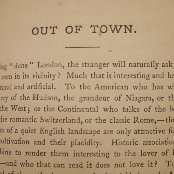 * Rare * The Langham Hotel Guide To London 1867 in Full Leather Binding - Image 12