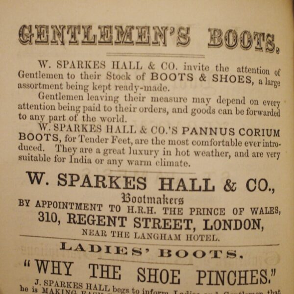 * Rare * The Langham Hotel Guide To London 1867 in Full Leather Binding - Image 16