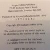* SIGNED COPY * Michael Dobbs The Touch of Innocents - Image 5