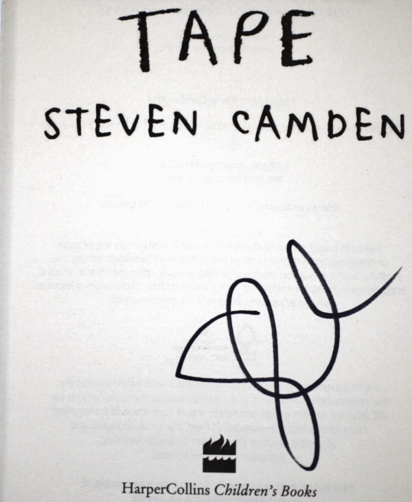 **Signed As New ** Steven Camden Tape 1st UK Edition 2014 - Image 3