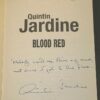 * Signed Copy * Quintin Jardine Blood Red 1st Edition 2009 + Flyer Laid In - Image 3
