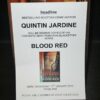 * Signed Copy * Quintin Jardine Blood Red 1st Edition 2009 + Flyer Laid In - Image 4