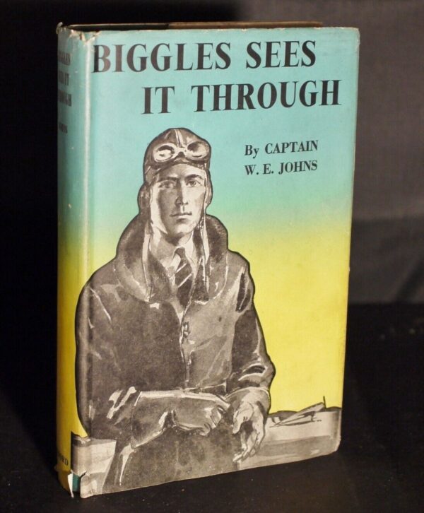 W.E. Johns Biggles Sees It Through Reprint in D/J 1951