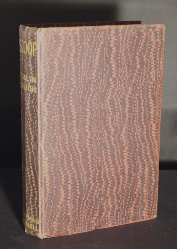 Evelyn Waugh Scoop Ex Library Copy First UK Edition 1938