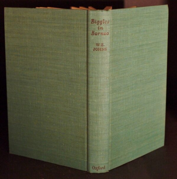 * Lovely Copy * W.E. Johns Biggles In Borneo Reprint in D/J 1951 - Image 4