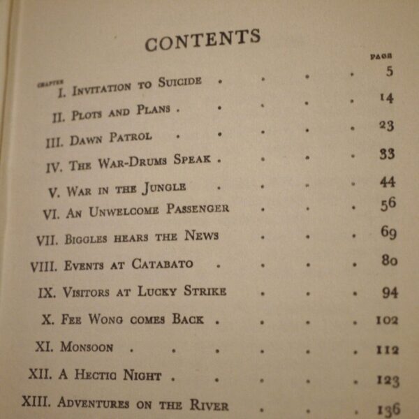 * Lovely Copy * W.E. Johns Biggles In Borneo Reprint in D/J 1951 - Image 6