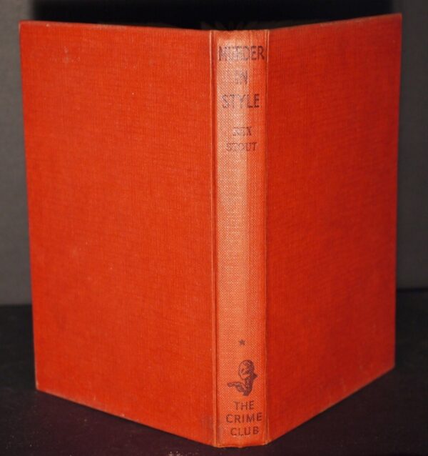 Rex Stout Murder In Style 1st UK Edition in D/J 1960 - Image 3