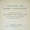 * Superb Set * Henry M Stanley Through The Dark Continent 1899 * 2 Vols * - Image 6