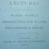 ** V Rare ** J Mansergh Water Supply,Prospecting,Well-Sinking & Boring 1882