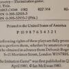 Ian McEwan The Imitation Game & Other Plays 1st US Edition 1982 - Image 6