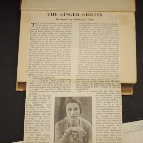 * RARE SIGNED ** Ann Bridge The Ginger Griffin 1st/1st 1934 - Image 10