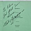 * RARE SIGNED * Nat Lofthouse Lion of Vienna with Sportsman's Dinner Invite - Image 3