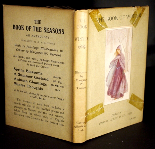 * Scarce * Margaret Tarrant The Book of Winter 1st Edition in D/J 1910 - Image 3