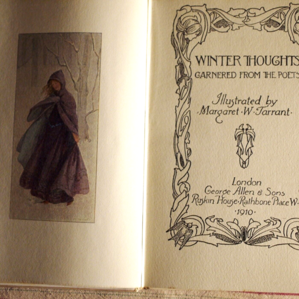 * Scarce * Margaret Tarrant The Book of Winter 1st Edition in D/J 1910 - Image 6