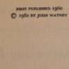John Watney The Quarrelling Room First Ed in D/J 1960 - Image 5