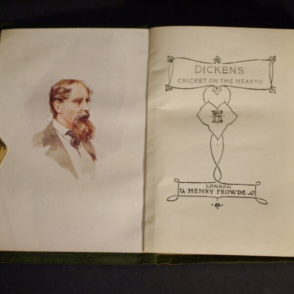* Miniature 1904 * Charles Dickens Cricket on the Hearth Undated circa 1904 - Image 5