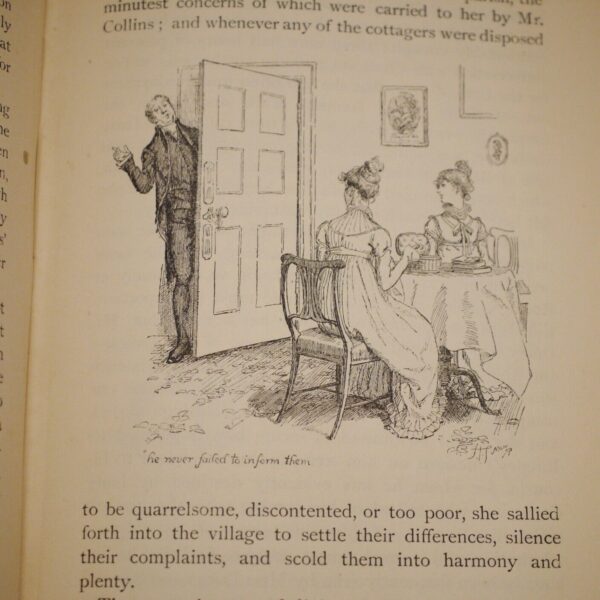 * Rare * Pride & Prejudice Jane Austen Illus By Hugh Thomson (Peacock Edition) - Image 11