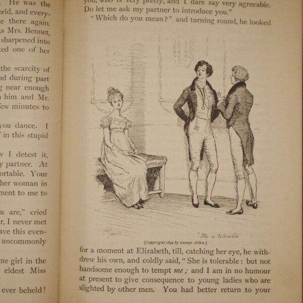 * Rare * Pride & Prejudice Jane Austen Illus By Hugh Thomson (Peacock Edition) - Image 8