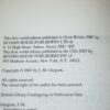 J.M.Gregson Something is Rotten 1st/1st 2007 * Fine Copy * - Image 3