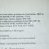 J.M.Gregson The Lancashire Leopard 1st/1st 2001 * Fine Copy * - Image 3