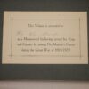 * Lovely Copy * Craven's Part in the Great War by John Clayton 1919 - Image 3