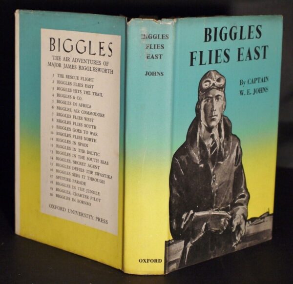 * Lovely Copy * W.E. Johns Biggles Flies East Reprint in D/J 1951 - Image 3