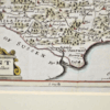 * Rare *  Copperplate Engraved Map of Kent By John Seller Hand Coloured 1695 - Image 4