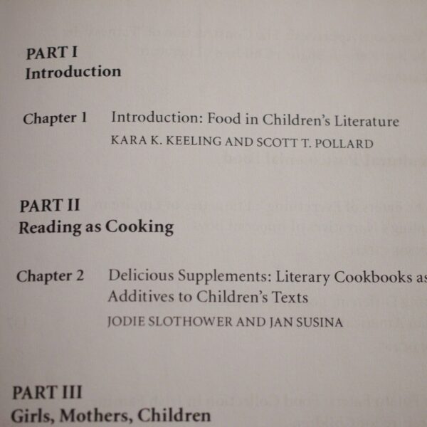 * Rare  New * Critical Approaches to Food in Children's Literature 1st Edn 2009 - Image 5