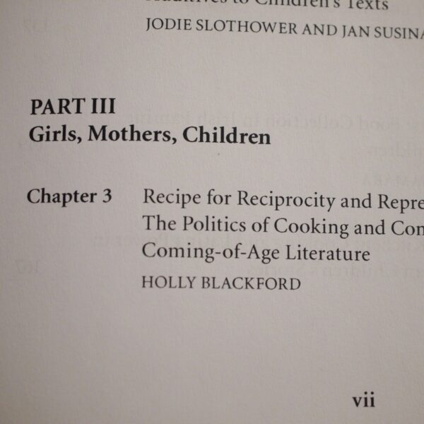 * Rare  New * Critical Approaches to Food in Children's Literature 1st Edn 2009 - Image 6