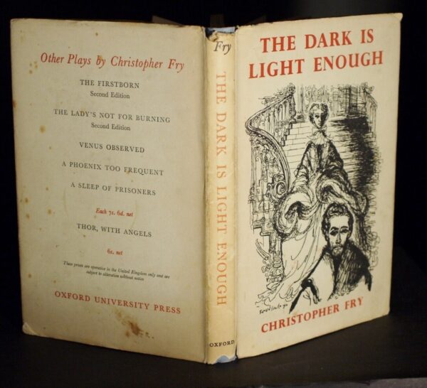 The Dark is Light Enough (Play) with Programme + Signed Edith Evans Letter 1954