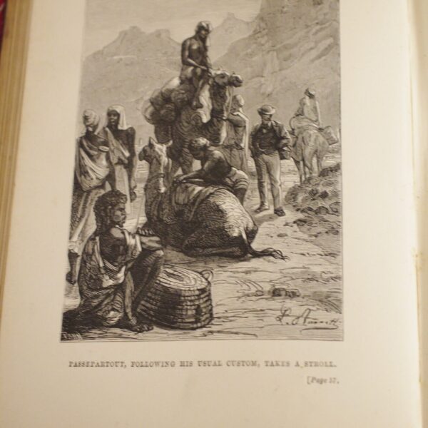 * Rare * Jules Verne Around The World in Eighty Days 4th Edition 1875 - Image 13