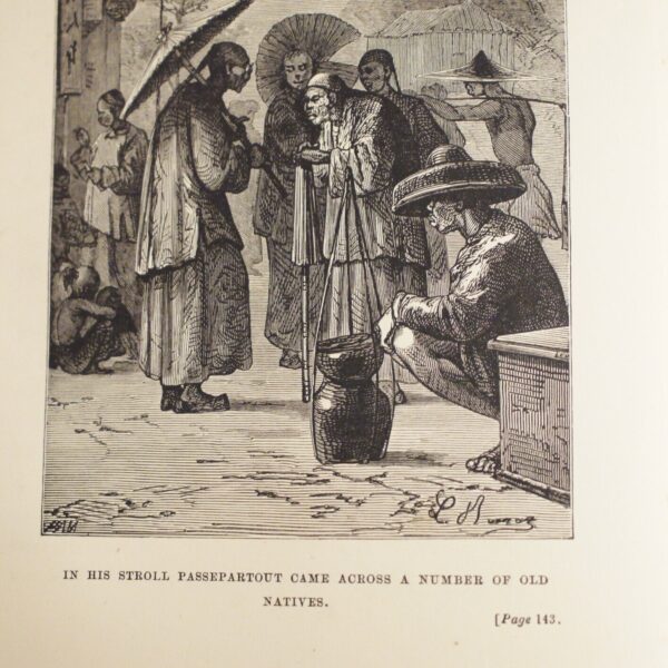 * Rare * Jules Verne Around The World in Eighty Days 4th Edition 1875 - Image 16