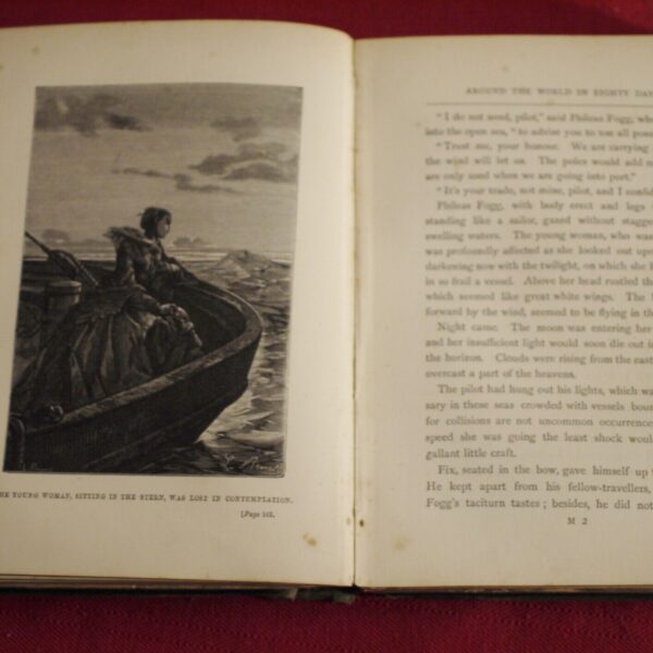 * Rare * Jules Verne Around The World in Eighty Days 4th Edition 1875 - Image 19