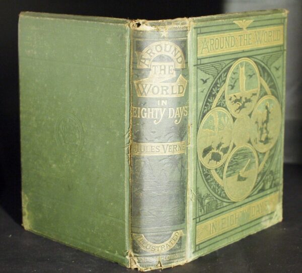 * Rare * Jules Verne Around The World in Eighty Days 4th Edition 1875 - Image 3