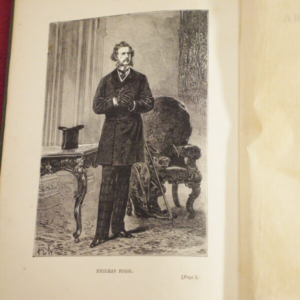 * Rare * Jules Verne Around The World in Eighty Days 4th Edition 1875 - Image 6