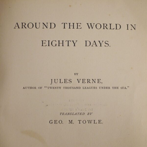 * Rare * Jules Verne Around The World in Eighty Days 4th Edition 1875 - Image 7