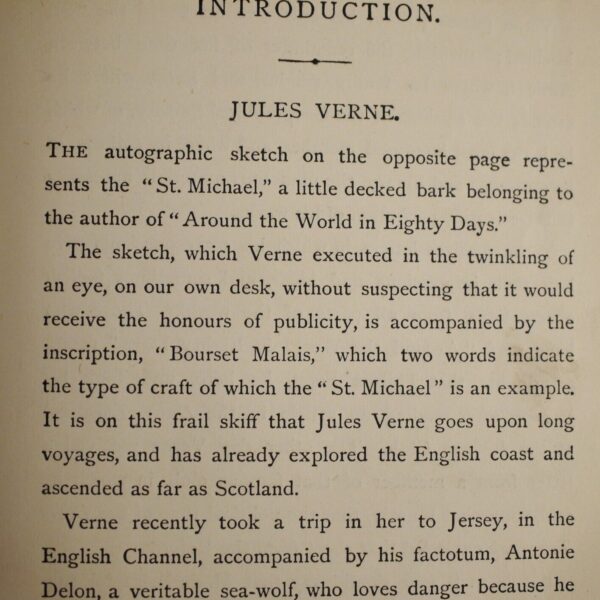 * Rare * Jules Verne Around The World in Eighty Days 4th Edition 1875 - Image 10