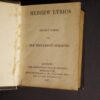 * Rare Miniature 1837 * Hebrew Lyrics Select Poems On Old Testament Subjects - Image 6
