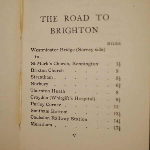 ** Rare Miniature ** The Brighton Road By Charles G. Harper 1906 - Image 9