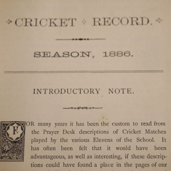 * Rare * Past & Present Magazine of Brighton Grammar School (A Beardsley) 1886 - Image 11