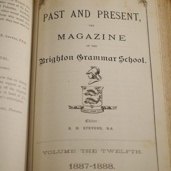 * Rare * Past & Present Magazine of Brighton Grammar School (A Beardsley) 1886 - Image 20