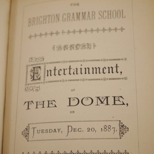 * Rare * Past & Present Magazine of Brighton Grammar School (A Beardsley) 1886 - Image 25